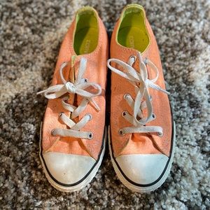 Orange Converse
